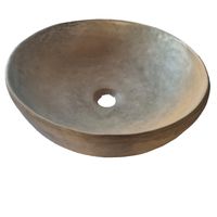 Sandstone Concrete Round handmade basin countertop butler sink 42 x 14cm